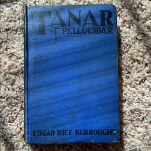 Blue Hardcover Book - Tanar of Pellucidar by Edgar Rice Burroughs